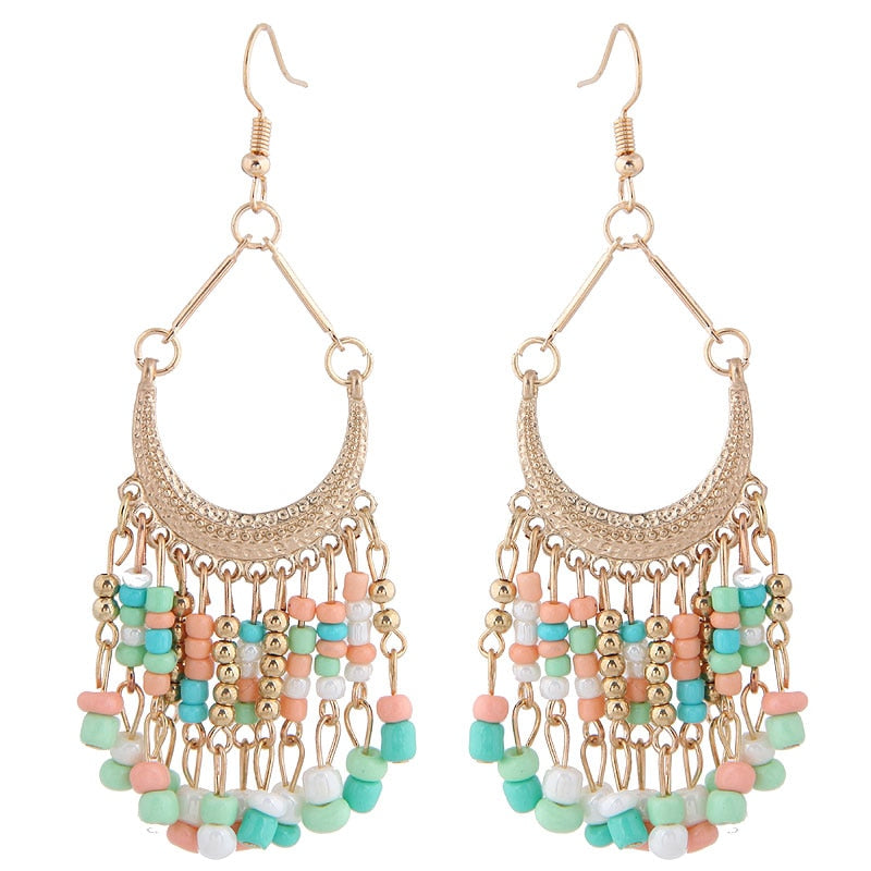 Long Ethnic Style  Earrings