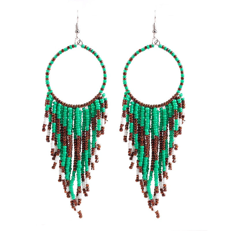 Long Ethnic Style  Earrings