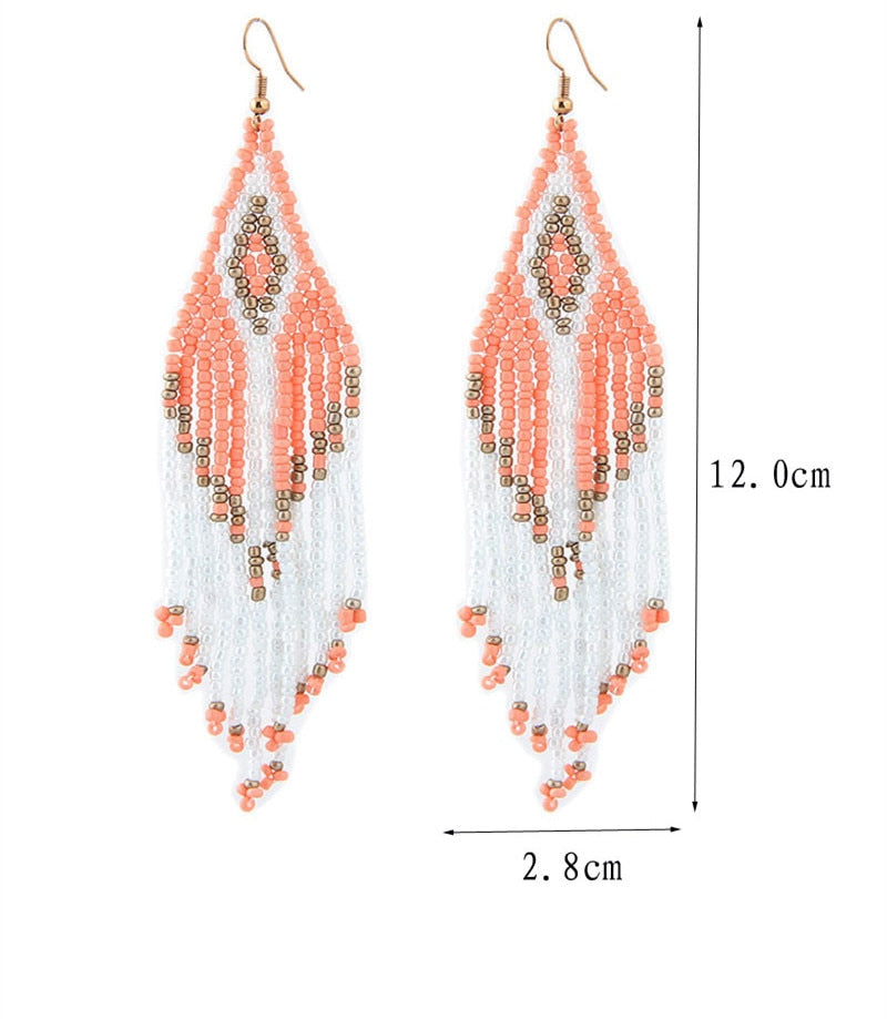 Long Ethnic Style  Earrings