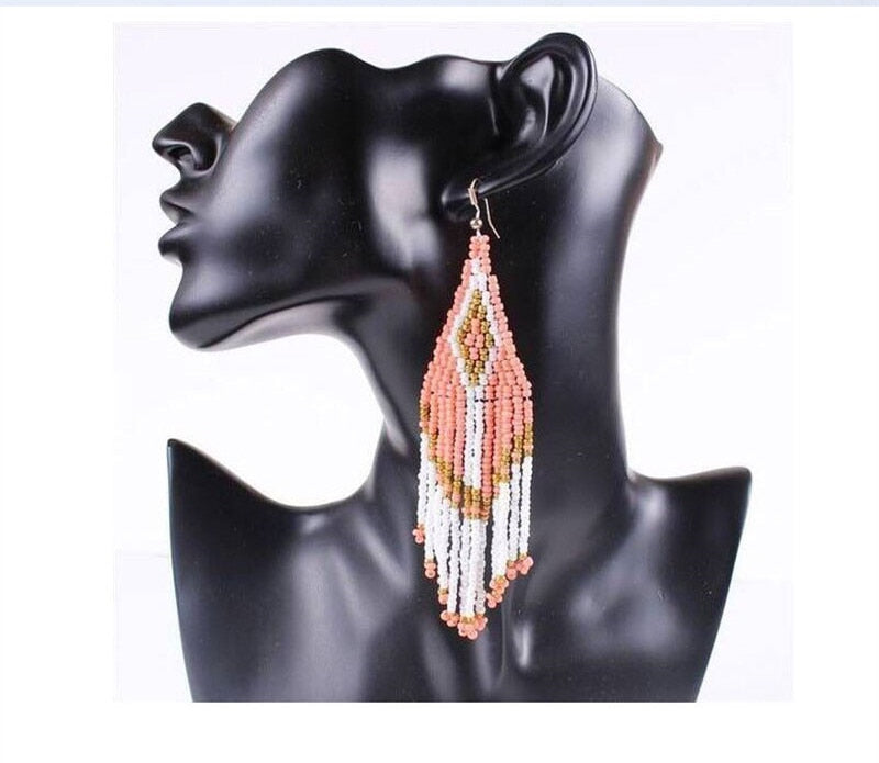 Long Ethnic Style  Earrings